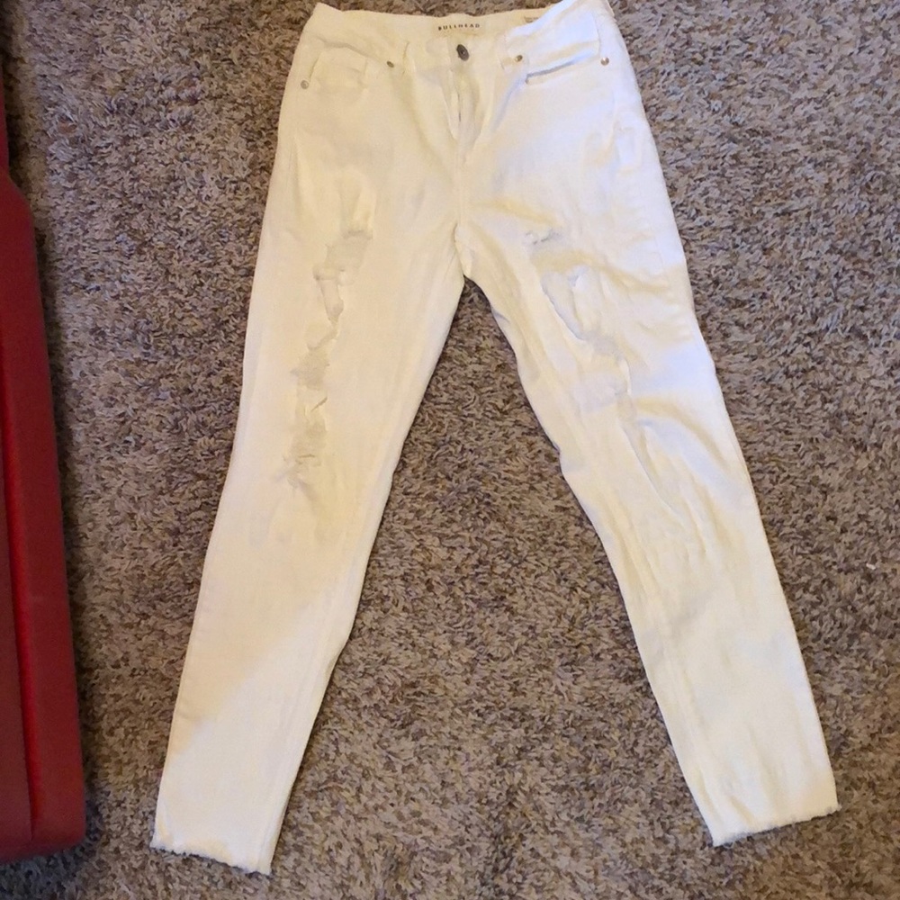 High Rise torn Jean